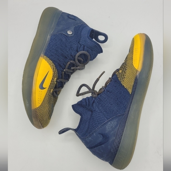Nike Mens Zoom KD 11 Chinese Zodiac Basketball Shoes Durant Yellow & Blue Size 8 - Picture 5 of 15